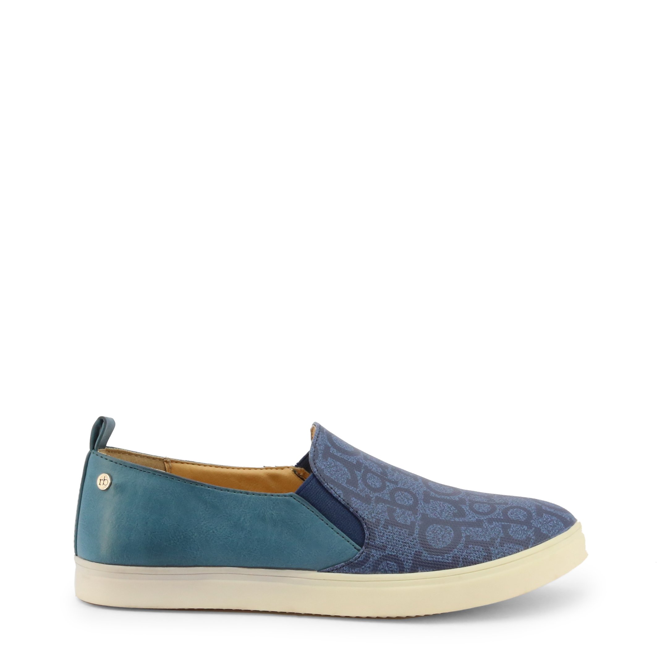 Roccobarocco Women's Slip on Shoe Black RBSC0LM03CRY - blue EU 37
