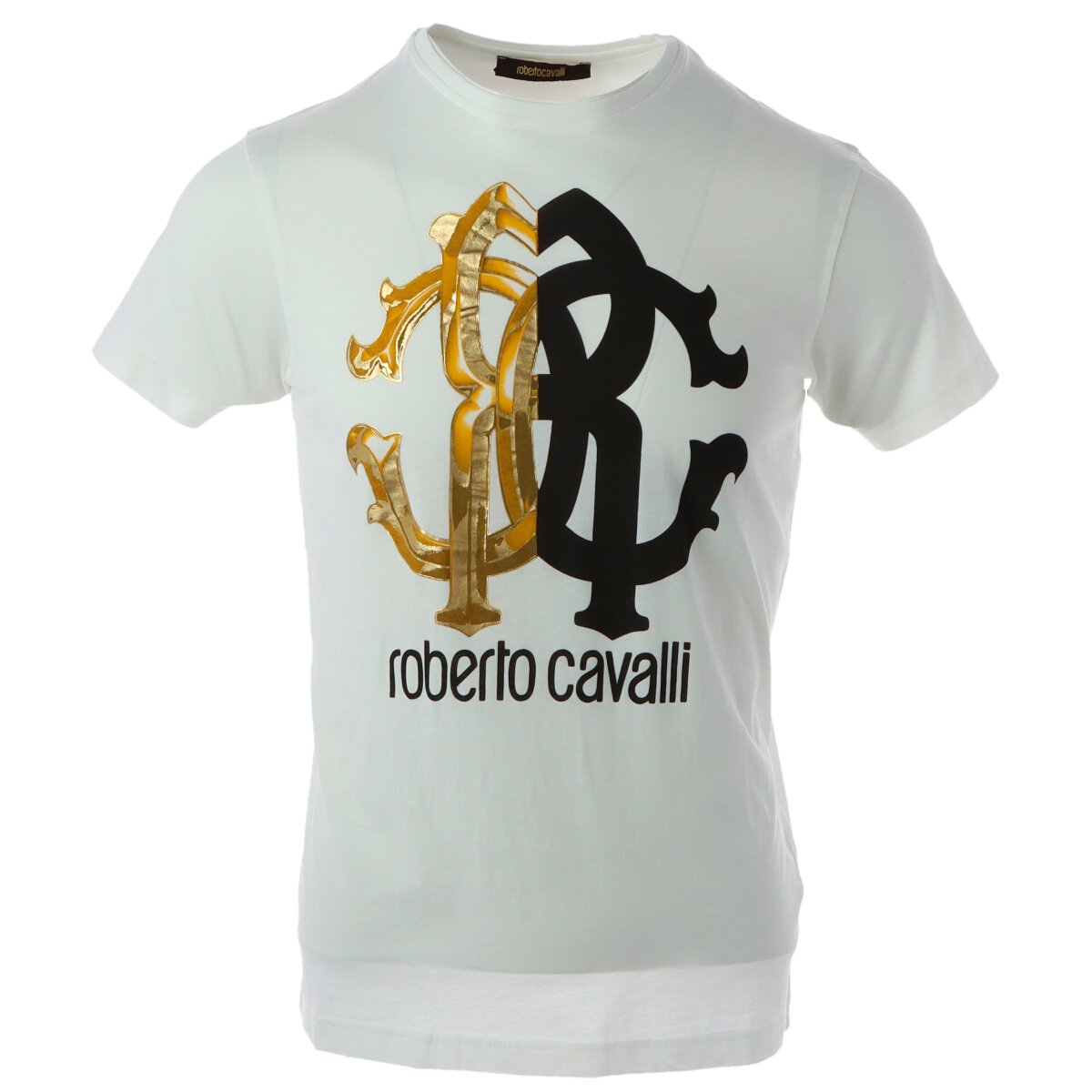 Roberto Cavalli - Roberto Cavalli Men T-Shirt - white M
