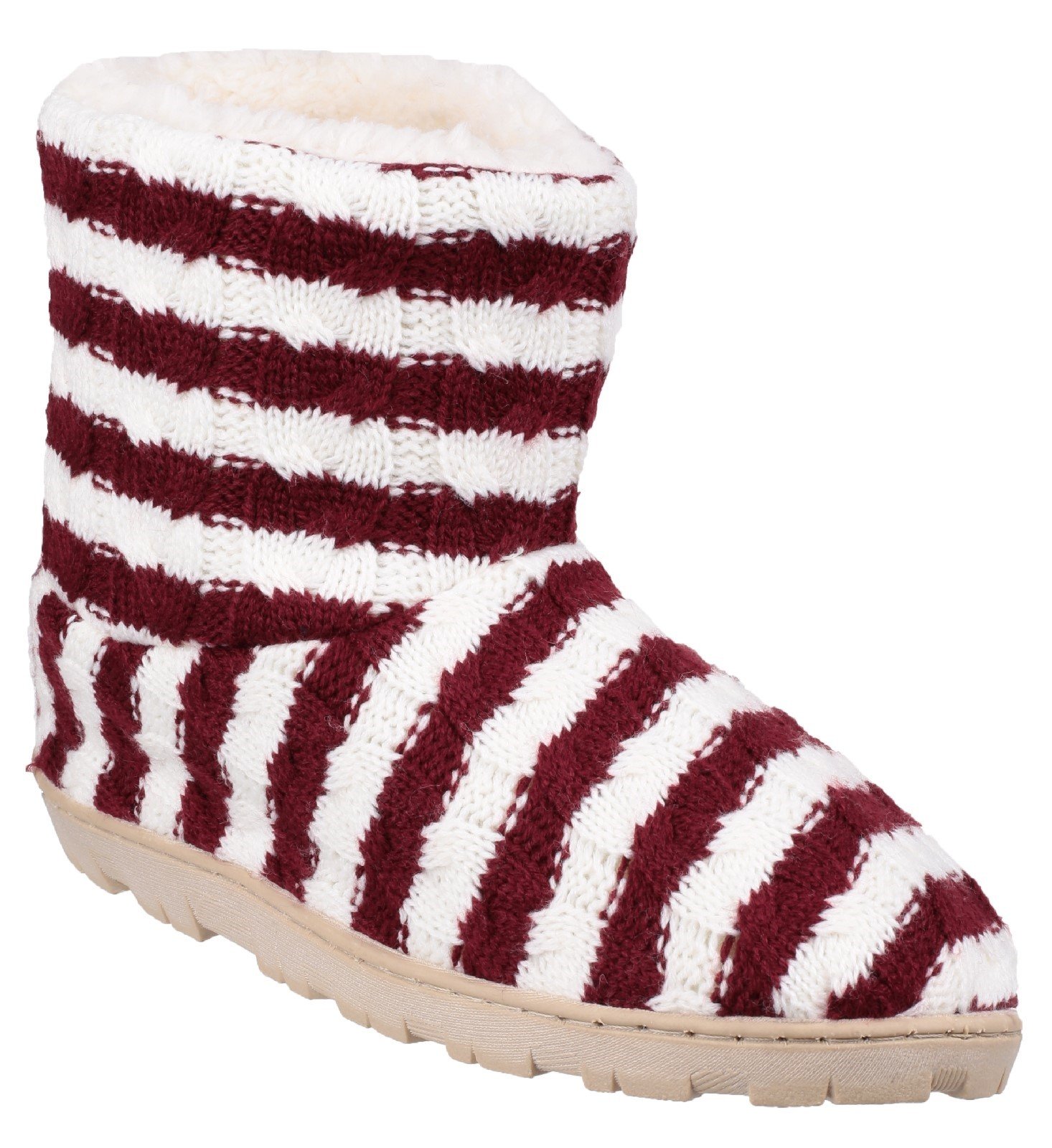 Divaz Women's Latvia Slipper Various Colours 22864-37366 - Red 4