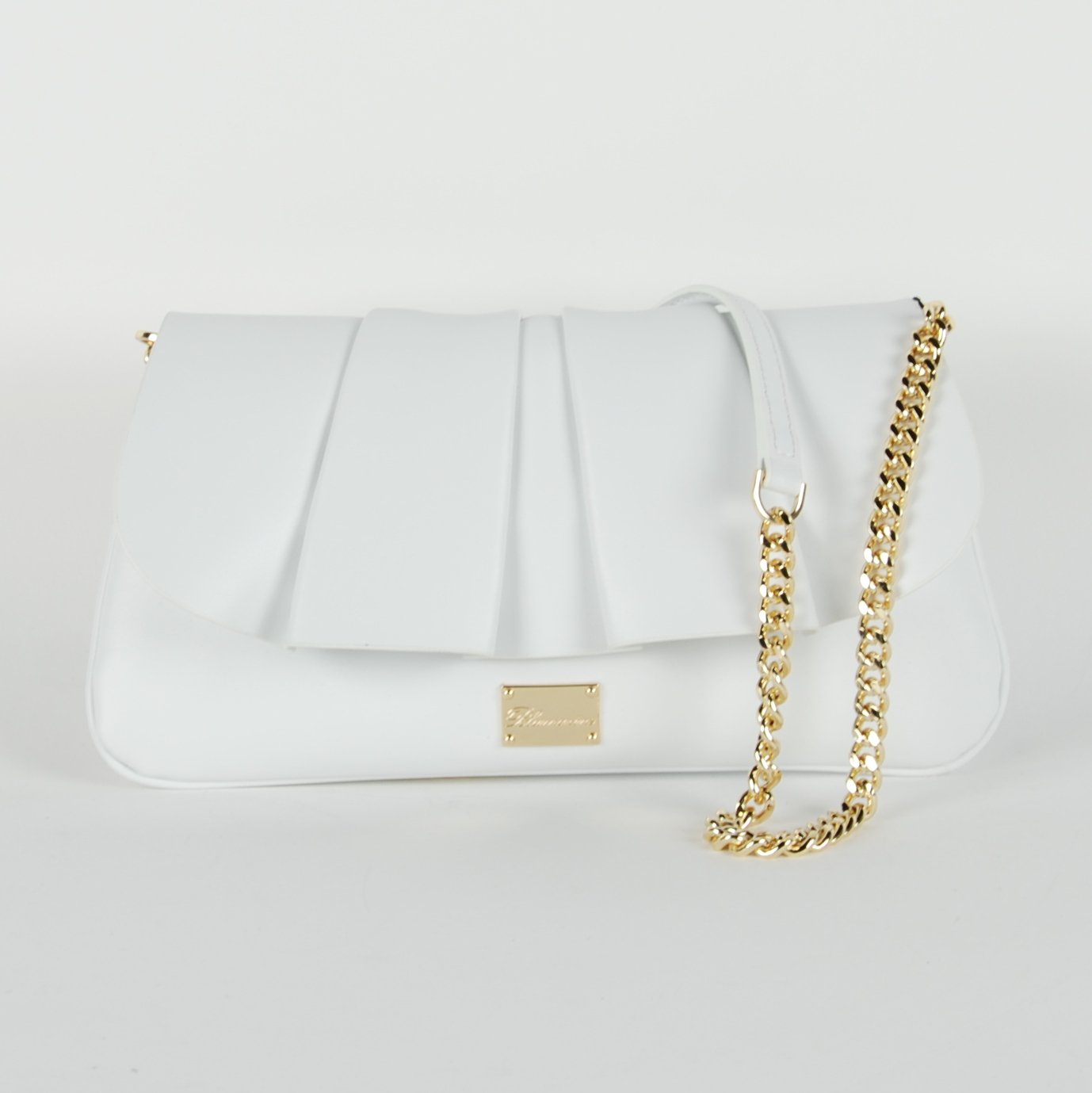 Blumarine Women's Shoulder Bag White BL1421452