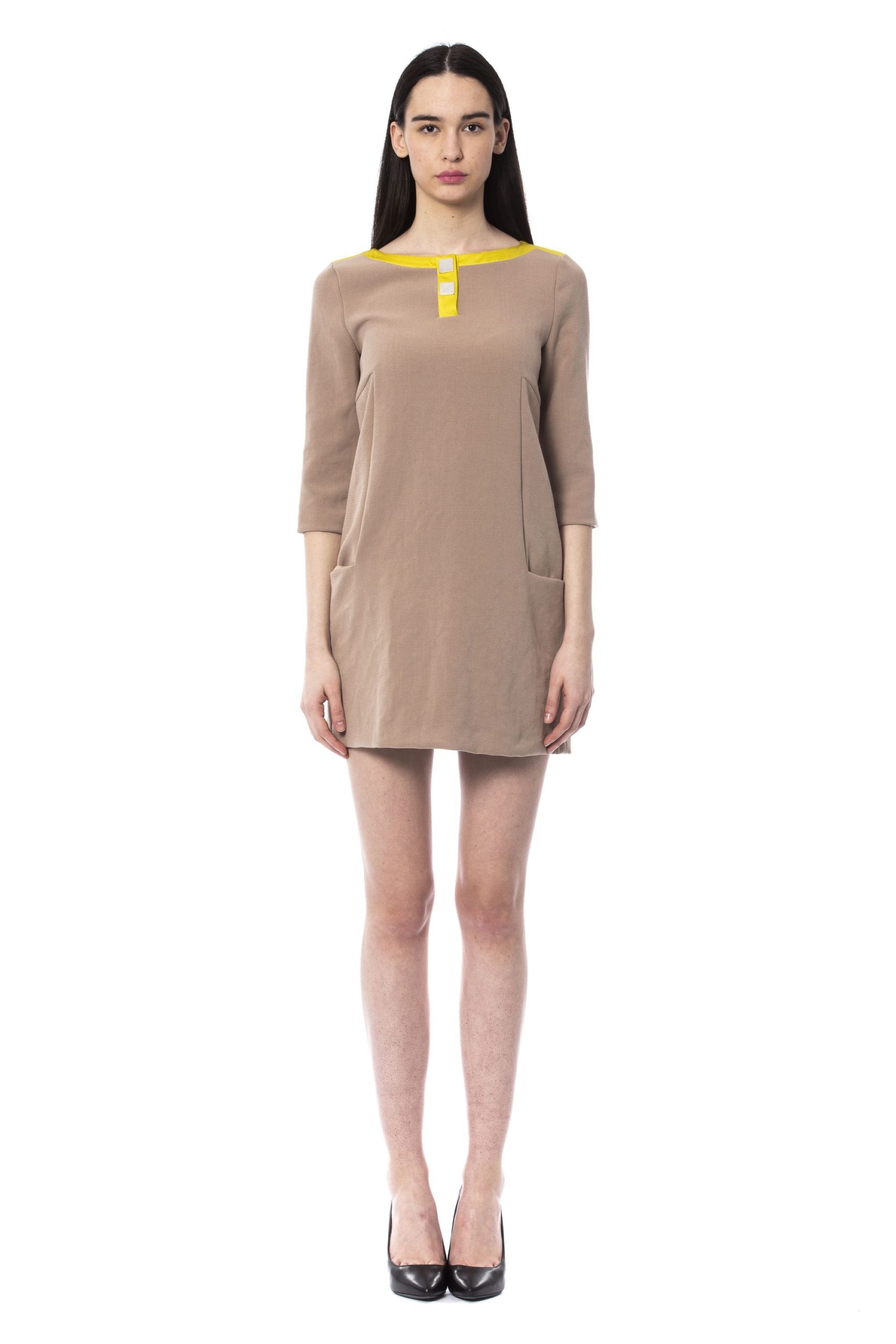 Byblos Women's Short Dress Brown BY997282 - IT42 | S