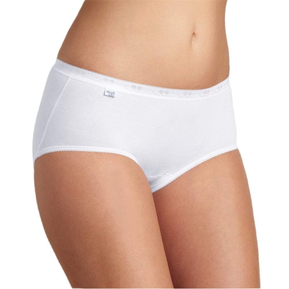 SLOGGI Women's Premium Comfort Tai 4 Pack Underwear White 7613142958219 - 10 White