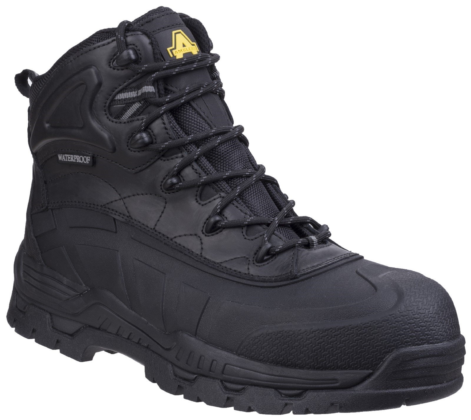Amblers Unisex Safety Hybrid Waterproof Non-Metal Boot Black 24880 - Black 4