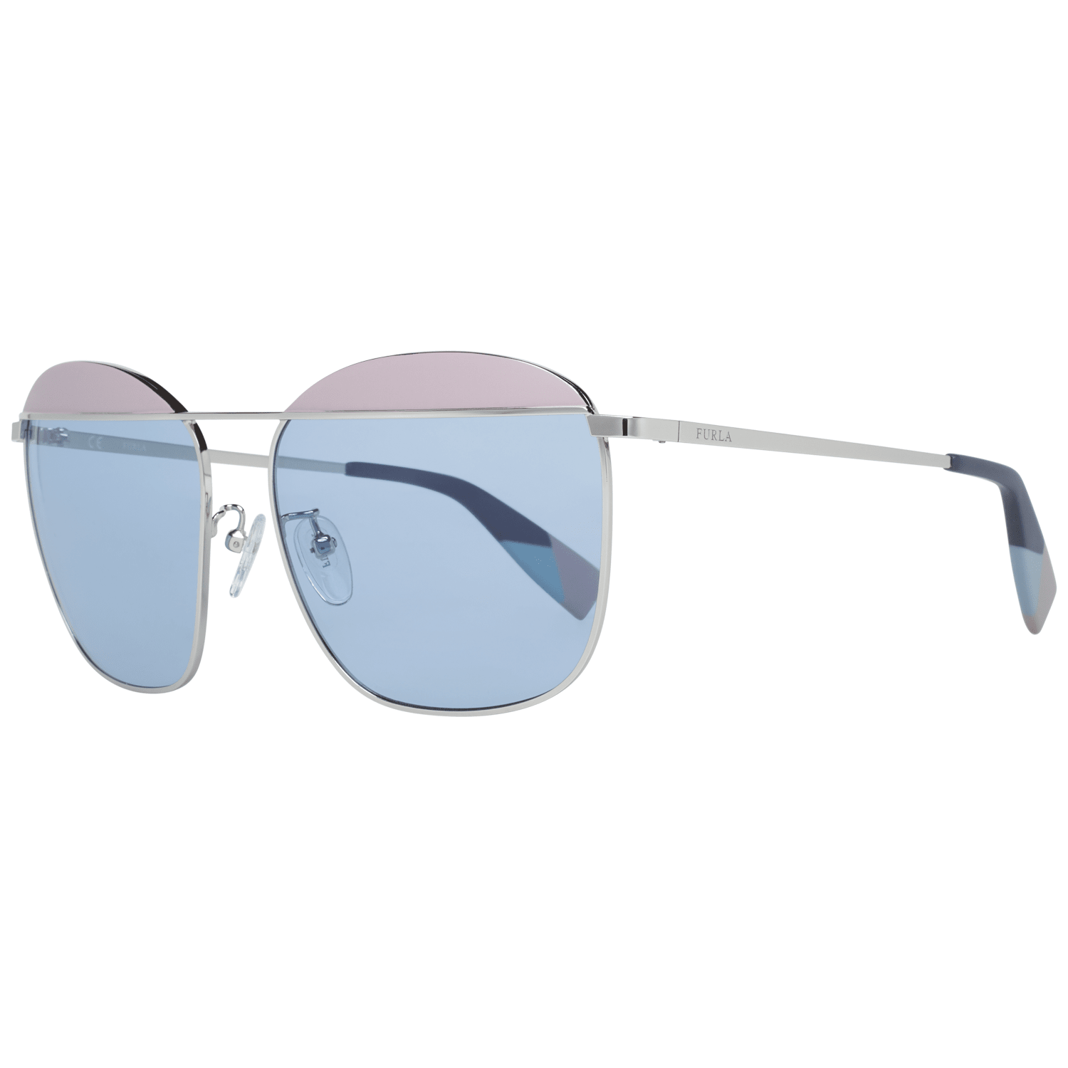 Furla Women's Sunglasses Silver SFU237 590523