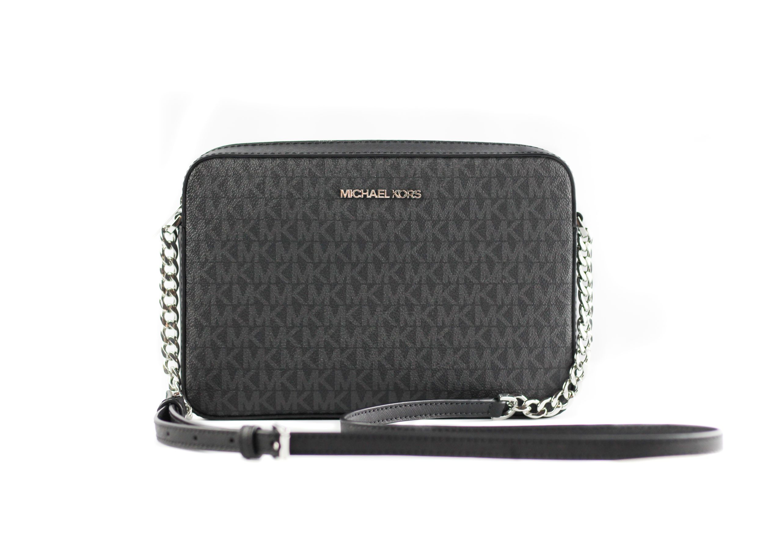 Michael Kors Women's Jet Set Crossbody Bag Black 79714