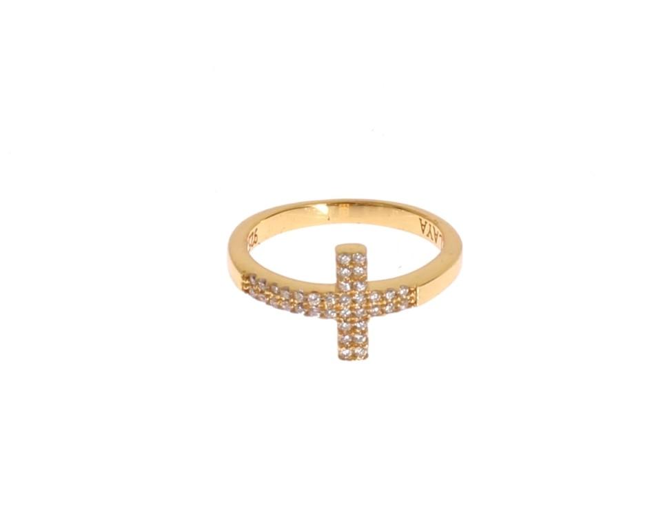 Nialaya Women's CZ Cross Ring Silver NIA20378 - EU56 | US8