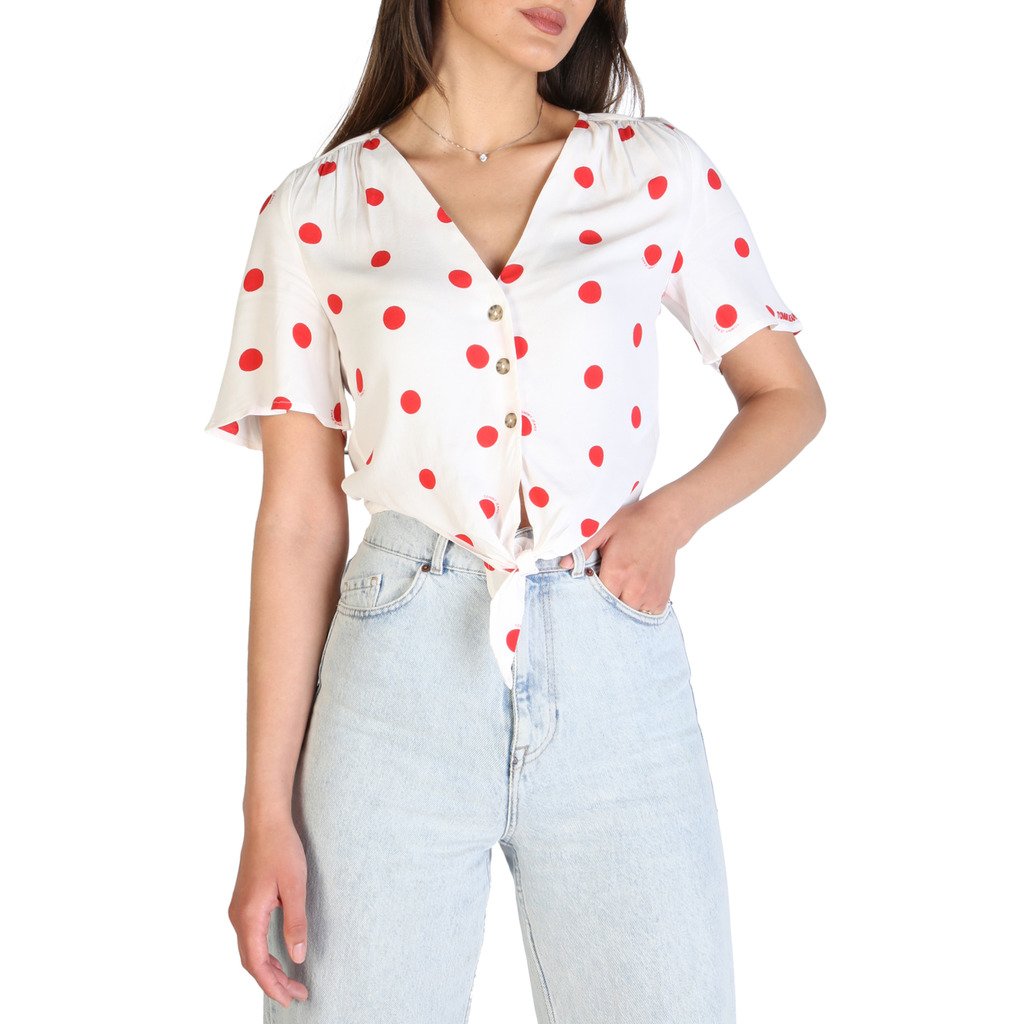 Tommy Hilfiger Women's Shirt White DW0DW09511 - white XXS