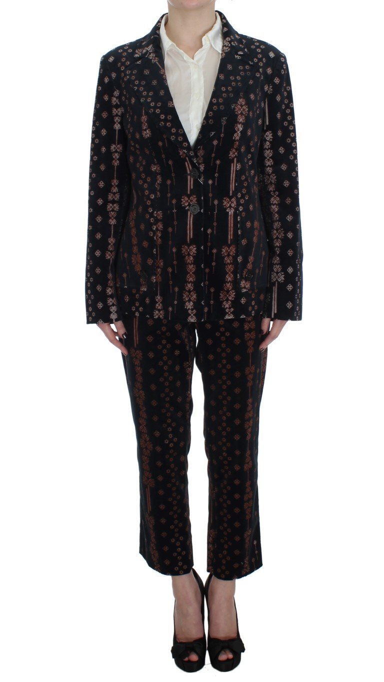 BENCIVENGA Women's Wool Stretch Suit Black SIG30895 - XXL