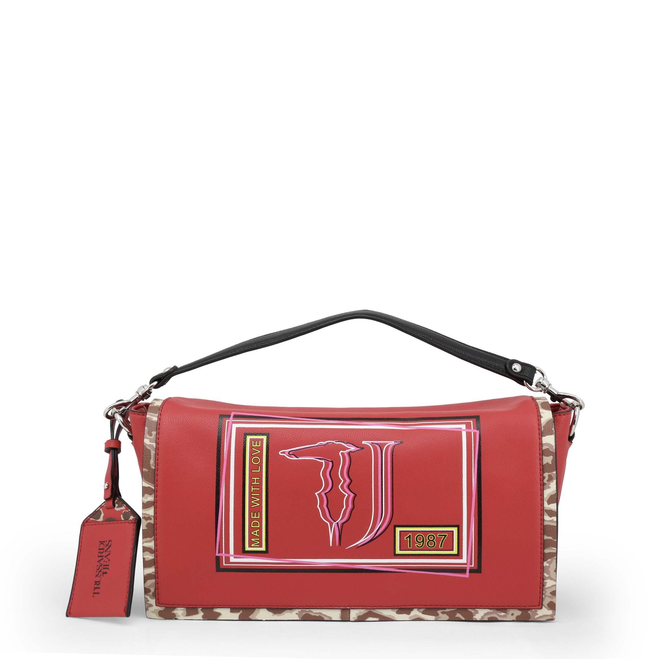 Trussardi Women's Shoulder Bag Various Colours LIQUIRIZIA_75B00417 - red NOSIZE