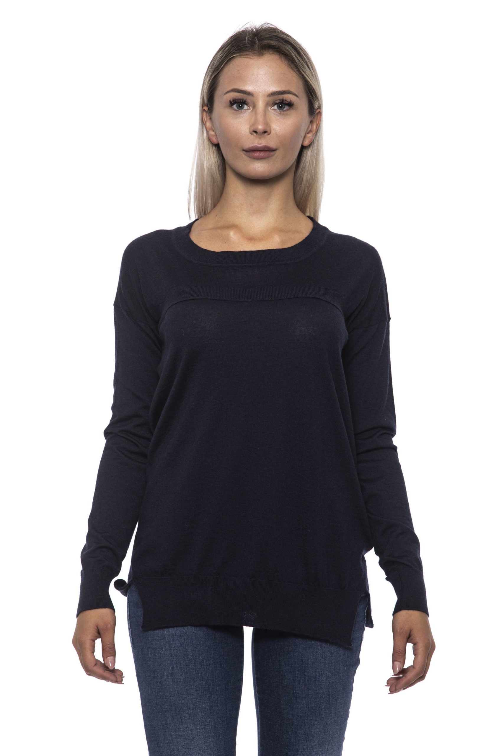 Alpha Studio Women's Blunotte Sweater Blue AL1314877 - IT42 | S