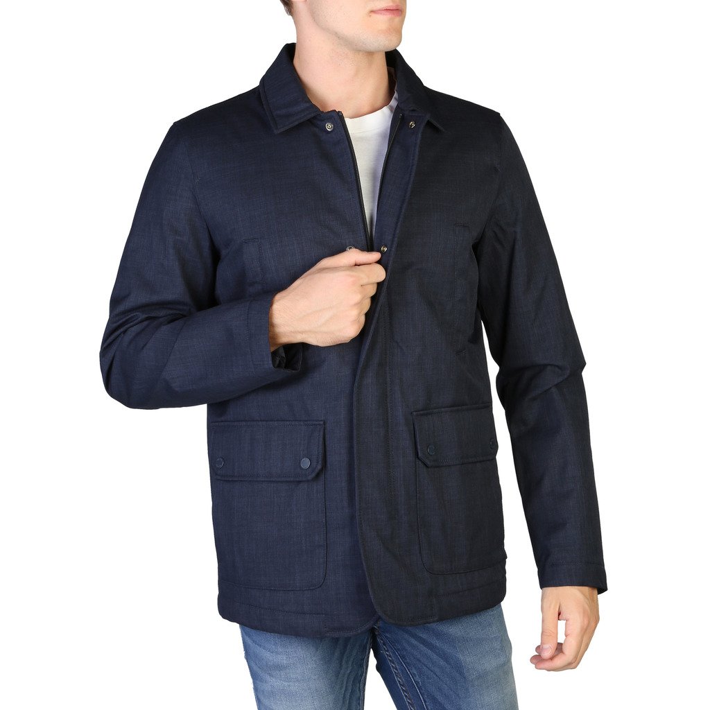 Geox Men's Jacket Blue M8420PT2517 - blue 46