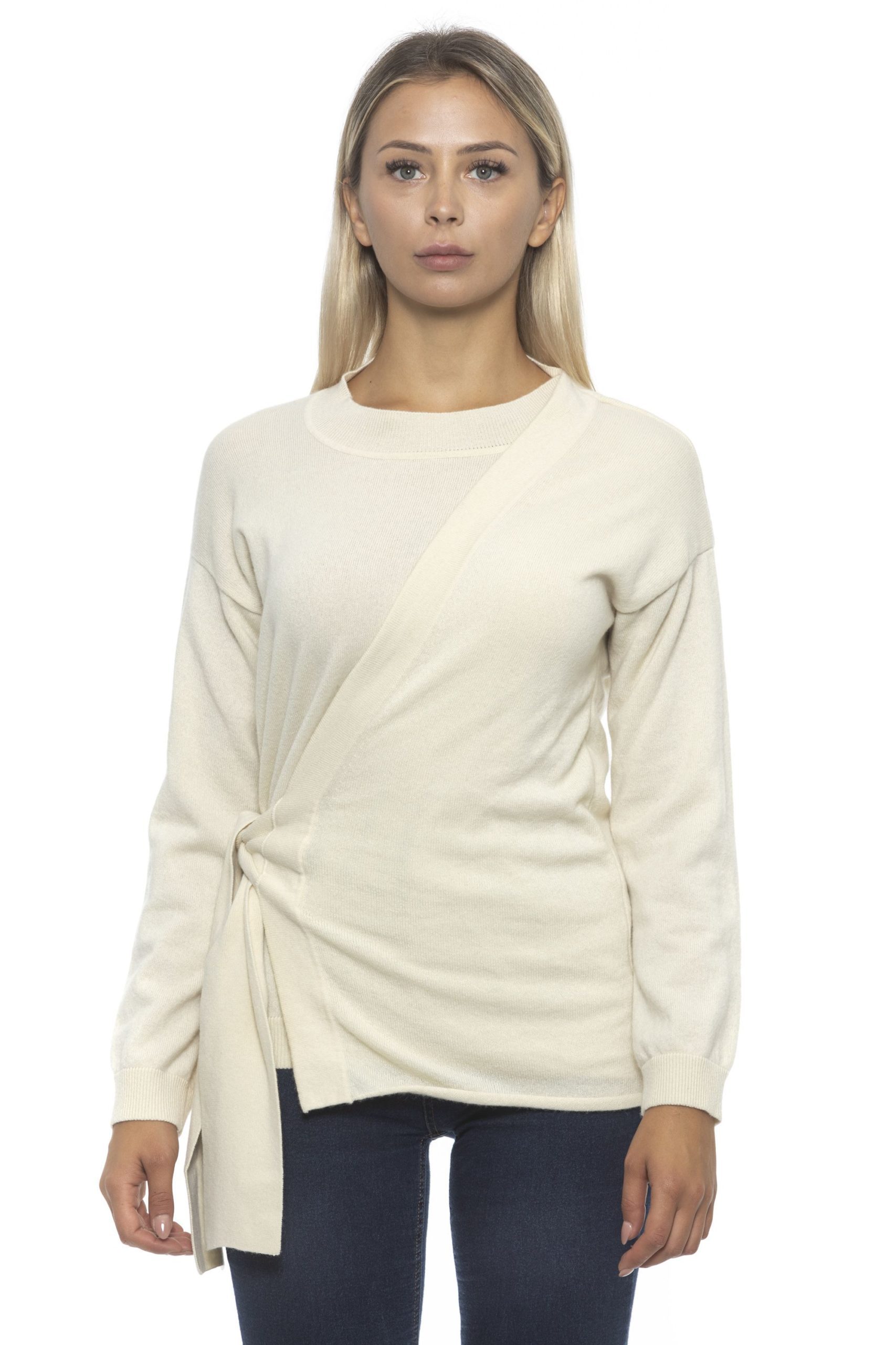 Alpha Studio Women's Panna Sweater Beige AL1192498 - IT42 | S