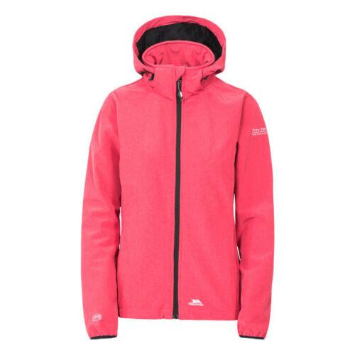 Trespass Women's Softshell Waterproof Jacket Various Colours Ramona - Raspberry S
