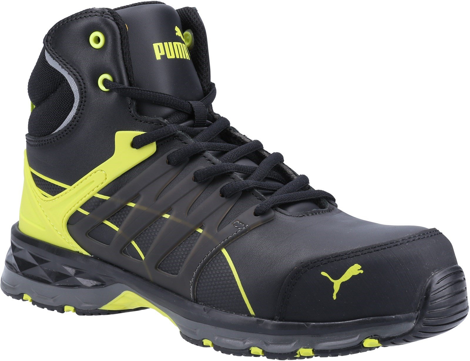 Puma Safety Unisex Velocity 2.0 MID S3 Safety Boot Yellow 27283 - Yellow 6