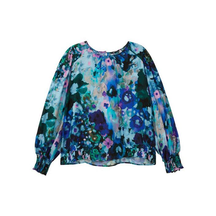 Desigual Women's Top Blue 319839 - blue XS