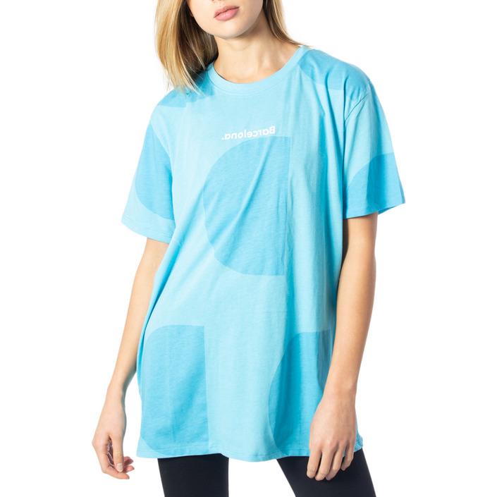 Desigual Women's T-Shirt Light Blue 170019 - light blue M