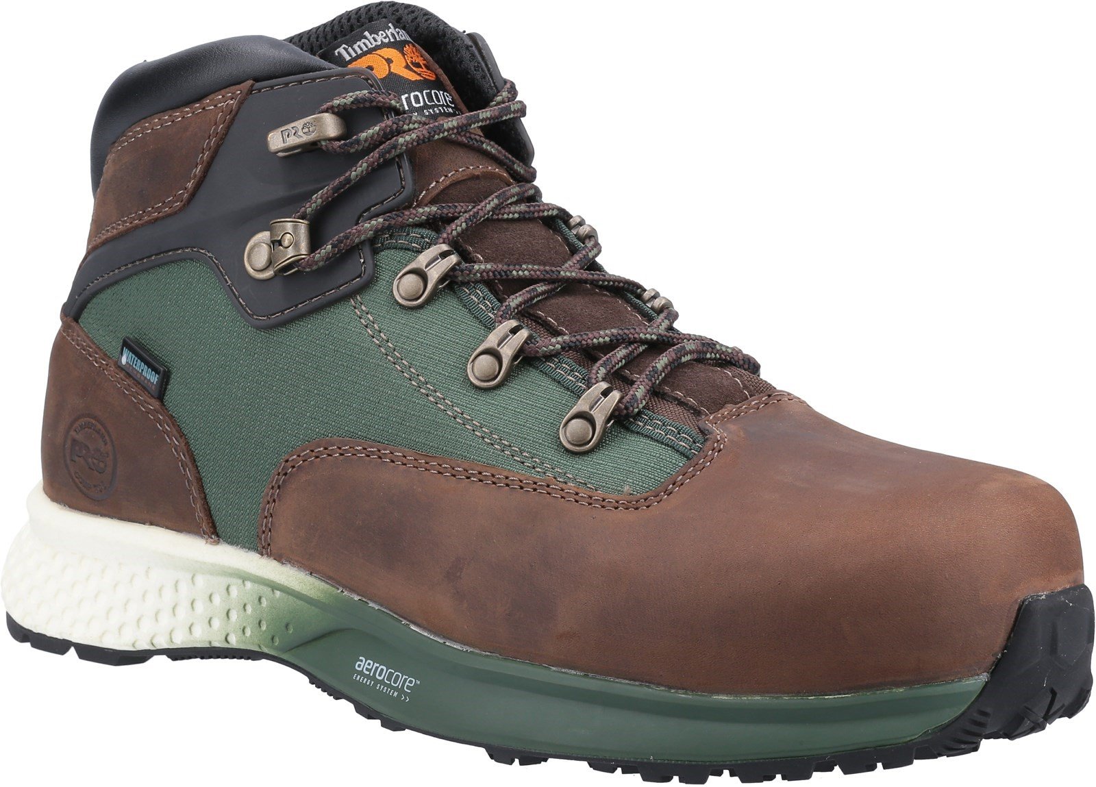 Timberland Pro Unisex Euro Hiker Composite Safety Boot Various Colours 32727 - Brown/Green 6