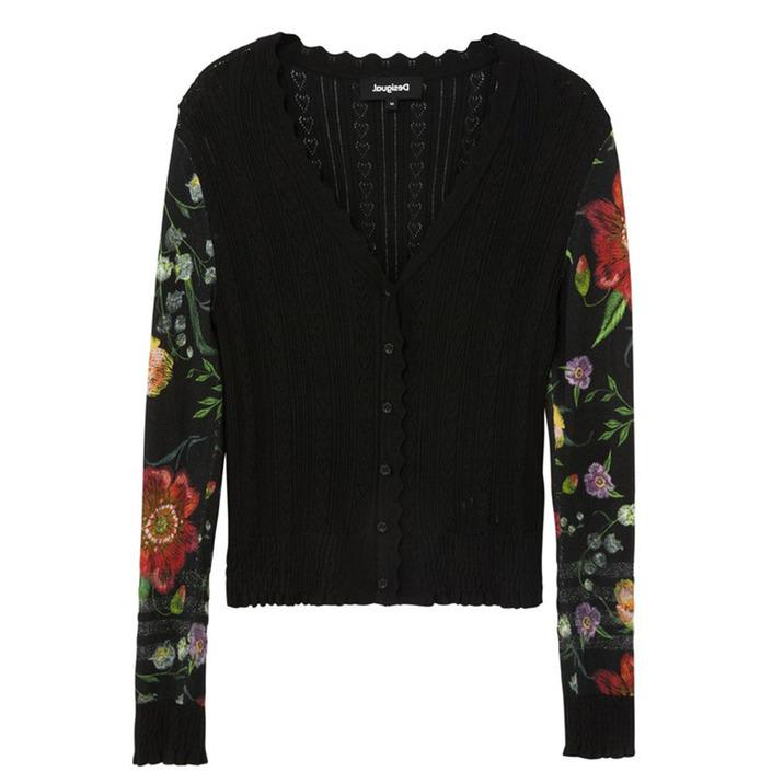 Desigual Women's Cardigan Black 319714 - black XS