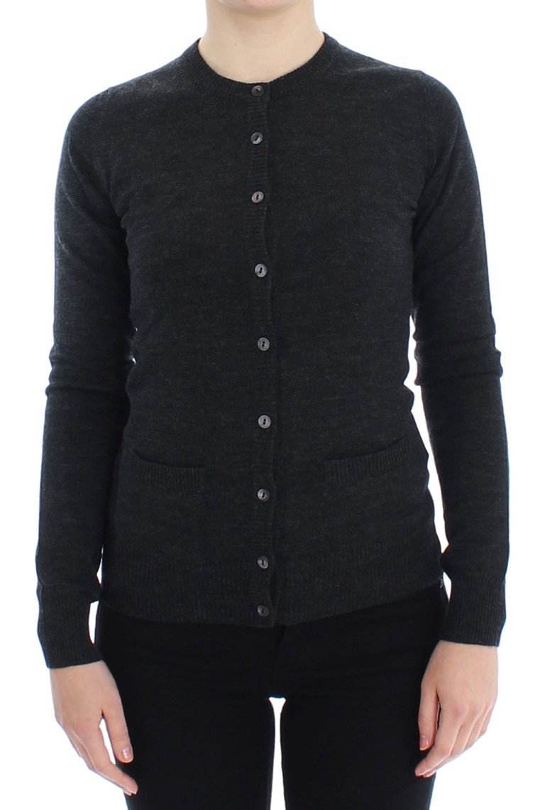 Dolce & Gabbana Women's Wool Button Cardigan Gray SIG13356 - IT38 | S