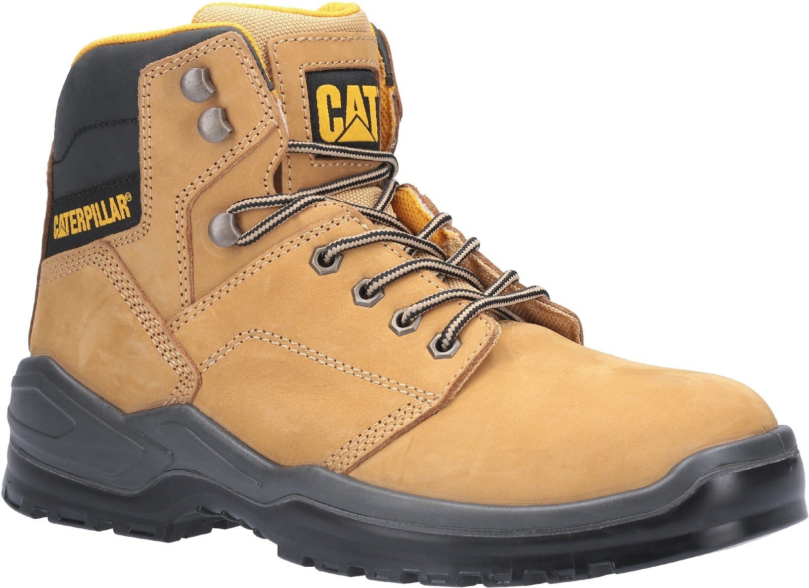 Caterpillar Men's Striver Lace Up Injected Safety Boot Honey 30703 - Honey 6
