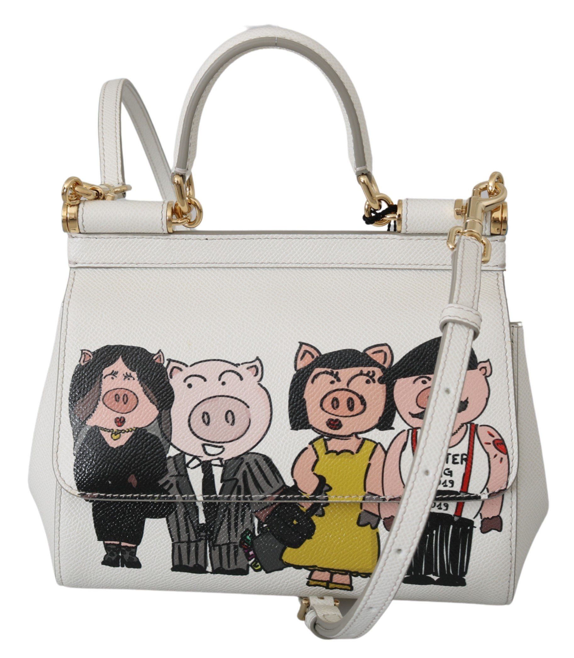 Dolce & Gabbana Women's Leather Shoulder Bag White VAS10075
