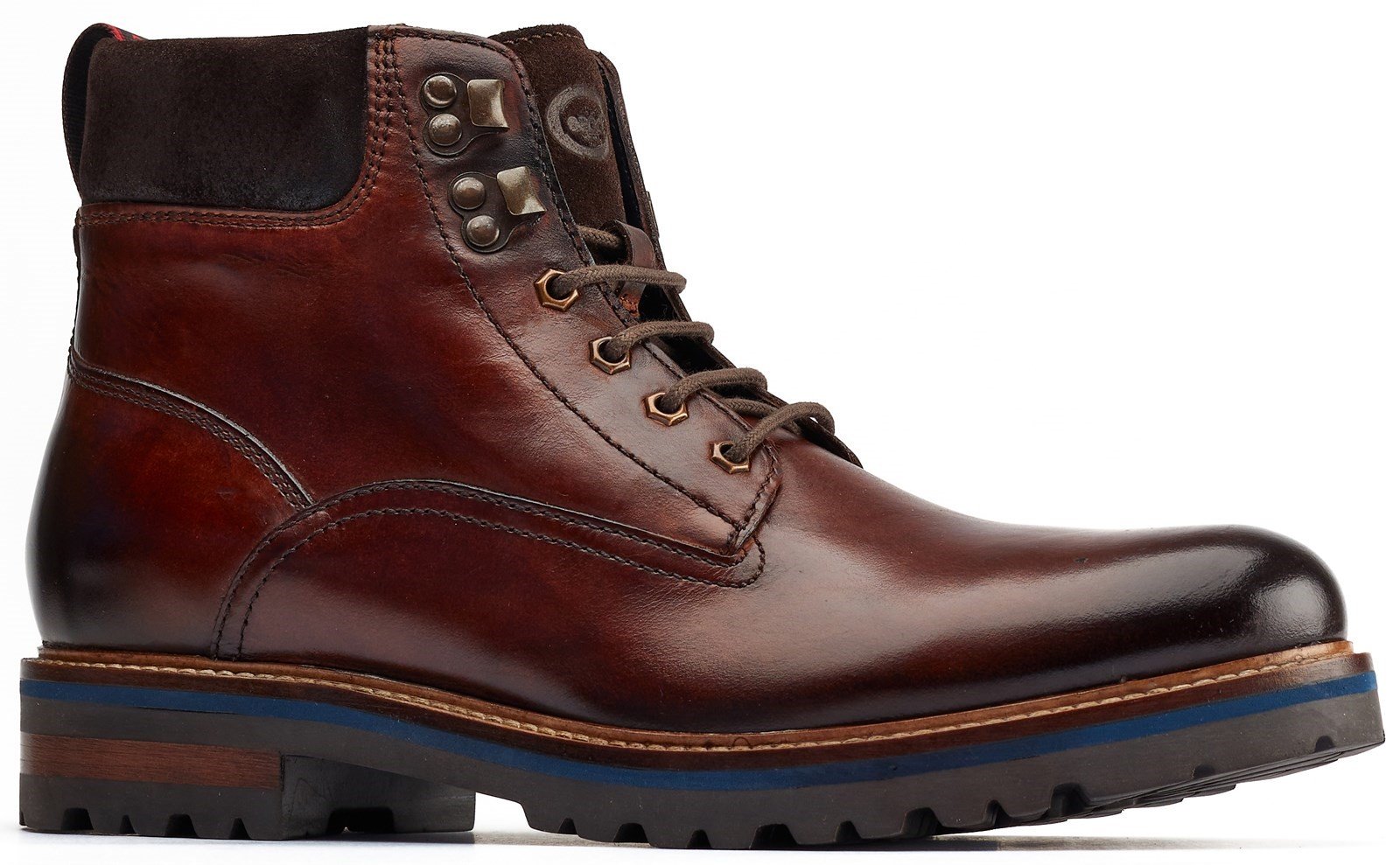 Base London Men's Maidon Work Boot Brown 31257 - Brown 6