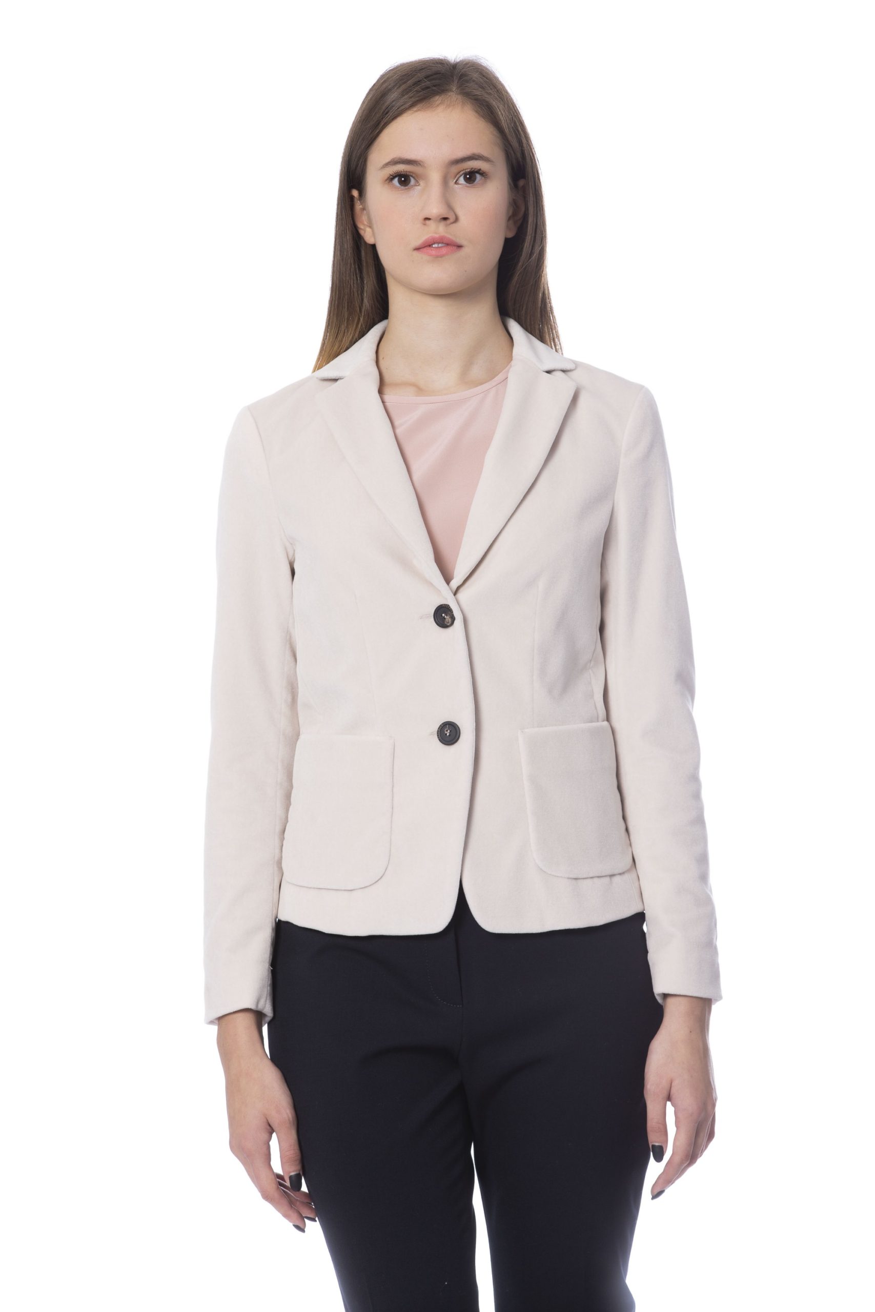 Peserico Women's Jacket Pink PE854190 - IT42 | S