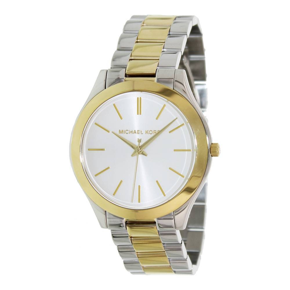 Michael Kors Women's Slim Runway Watch Silver MK3198
