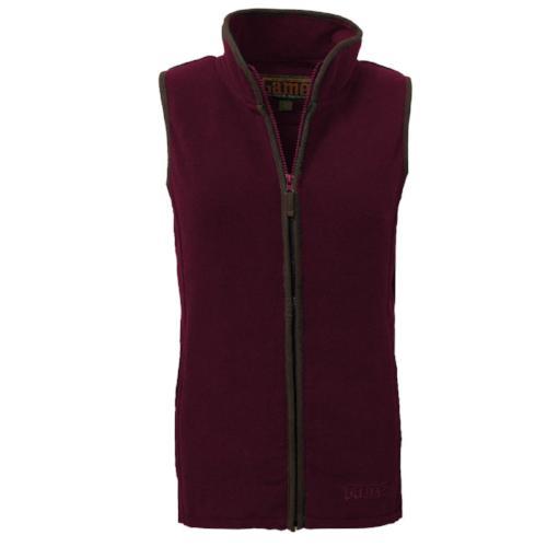 Game Technical Apparel Women's Jacket Various Colours Penrith Gilet - MAROON XS