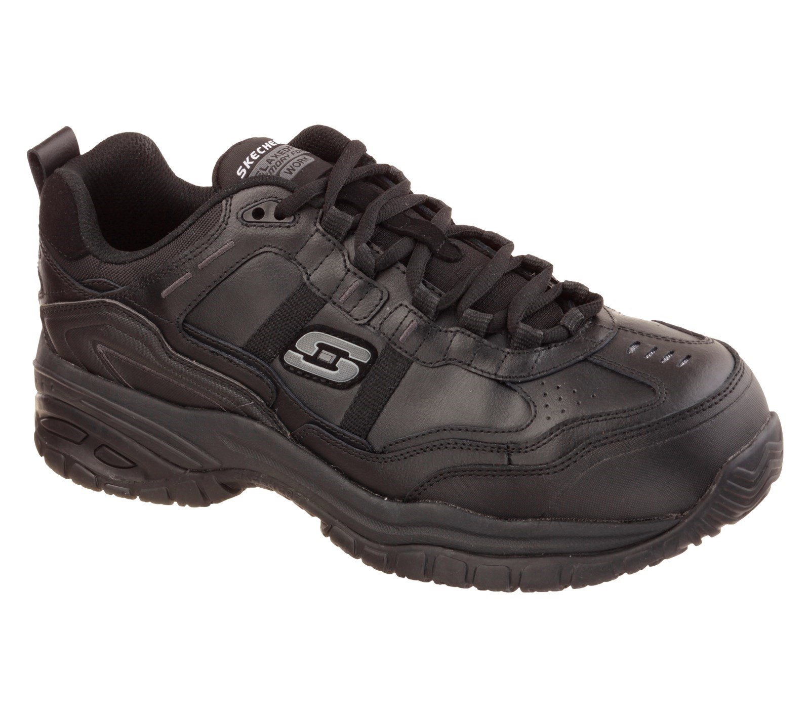 Skechers Unisex Soft Stride Grinnell Comp Safety Trainer Black 32952 - Black 8