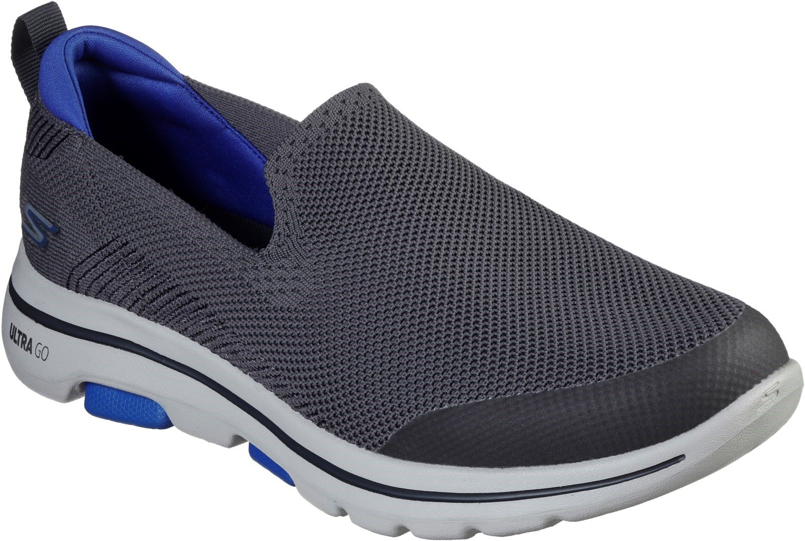 Skechers Men's GOwalk 5 Prized Casual Trainer Various Colours 32198 - Charcoal 8