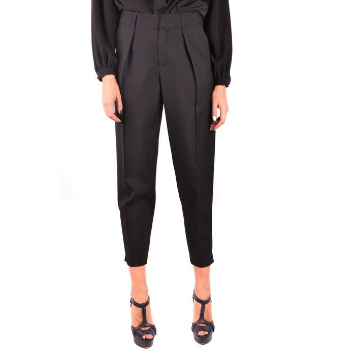 Saint Laurent Women's Trouser Black 187137 - black 36