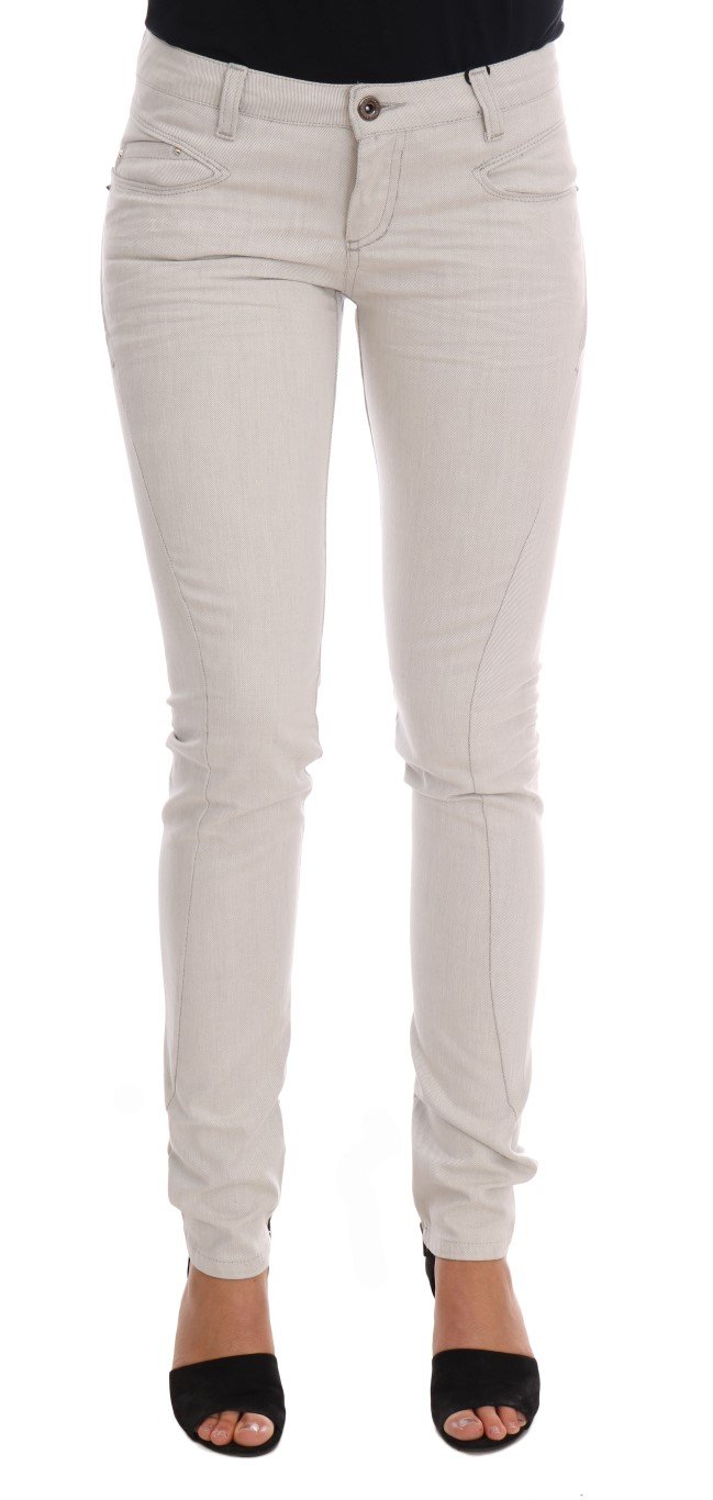 Costume National Women's Cotton Stretch Slim Jeans White SIG30129 - W26