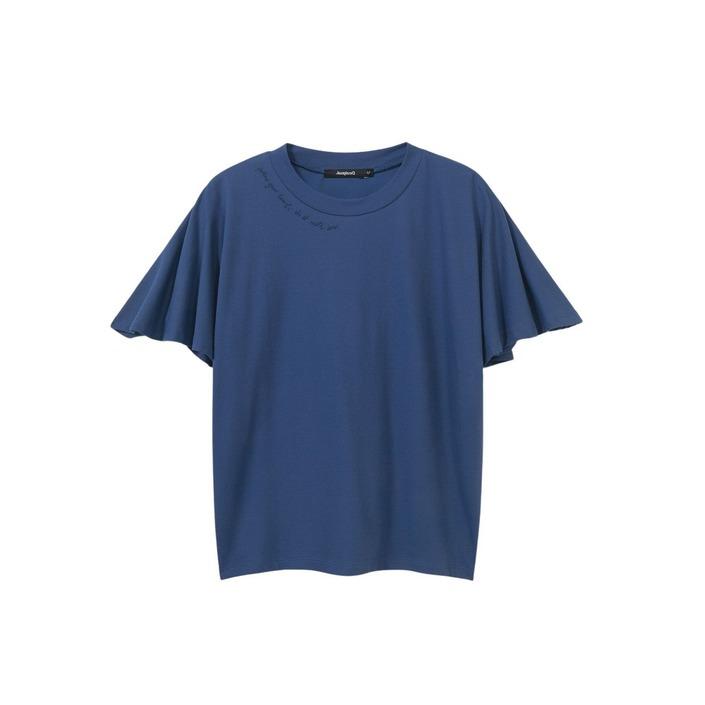 Desigual Women's T-Shirt Blue 263311 - blue S