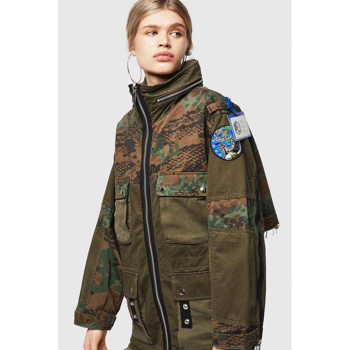 Diesel Women's Jacket Green 320351 - green S