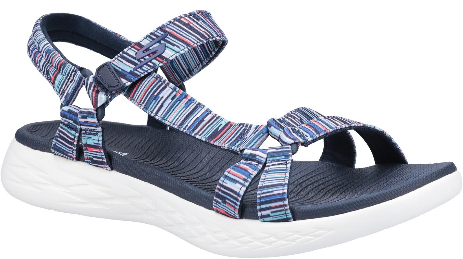 Skechers Women's On The Go Sandal Various Colours 30353 - Navy/Multi 3