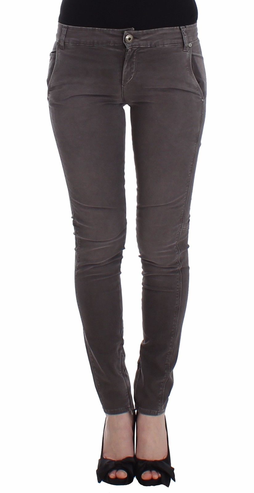 Ermanno Scervino Women's Slim Jeans Grey SIG12460 - W26