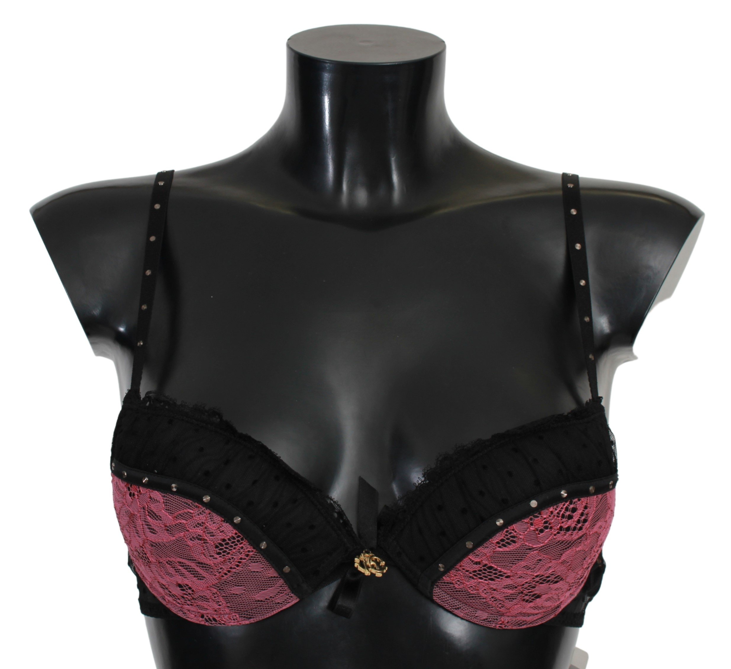 Roberto Cavalli Women's Lace Push Up Bra Black BIK735 - IT1 | XS