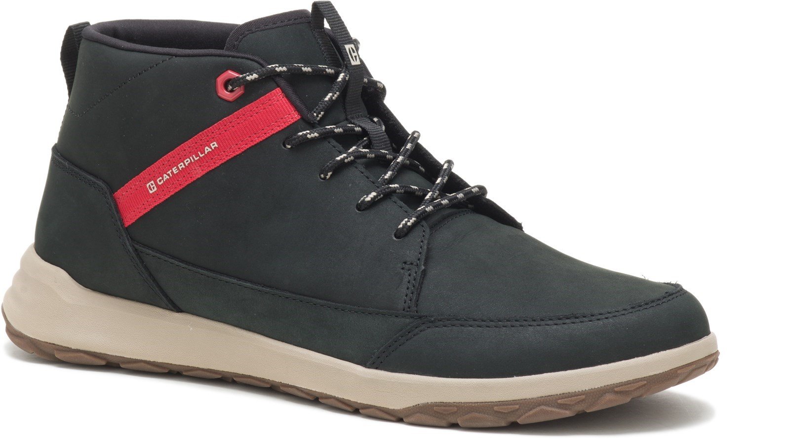 CAT Lifestyle Men's Quest Mid Hi-Top Boot Black 31488 - Black 7