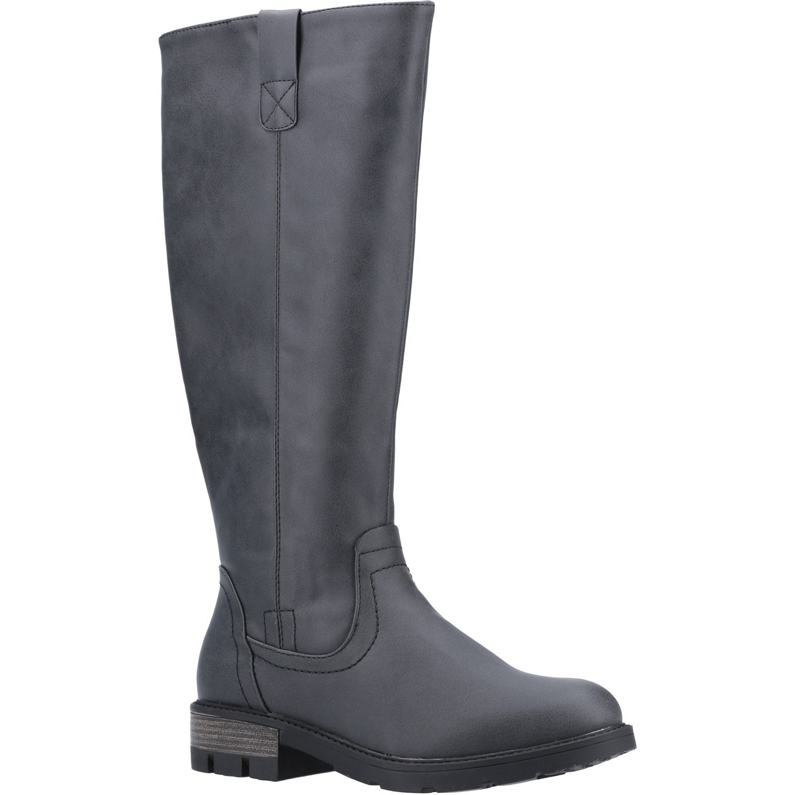 Divaz Women's Quinn Knee High Boot Various Colours 31080 - Black 3