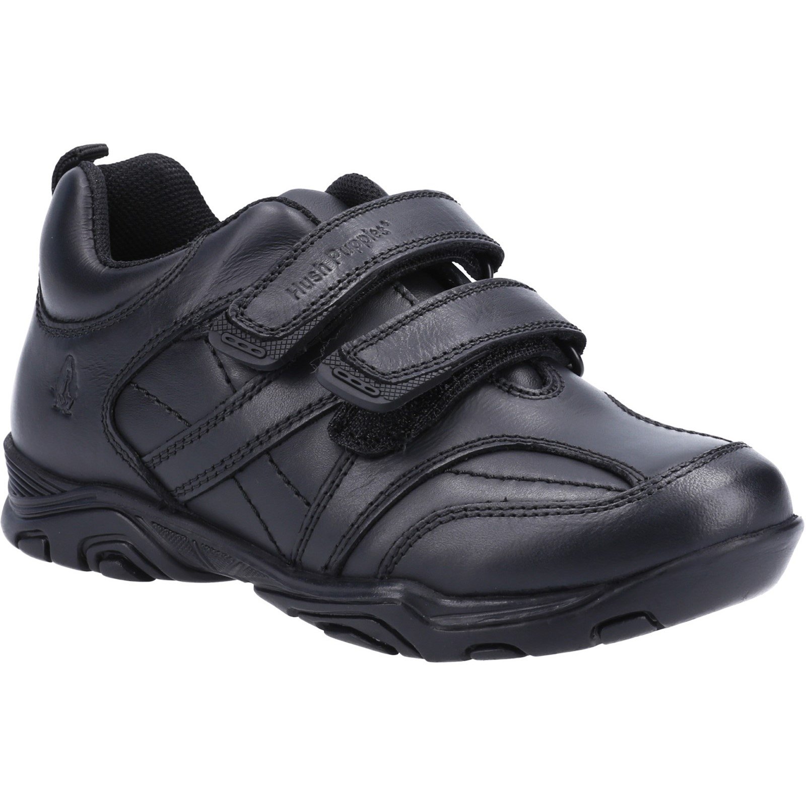 Hush Puppies Kid's Levi Infant School Shoe Black 32629 - Black 12