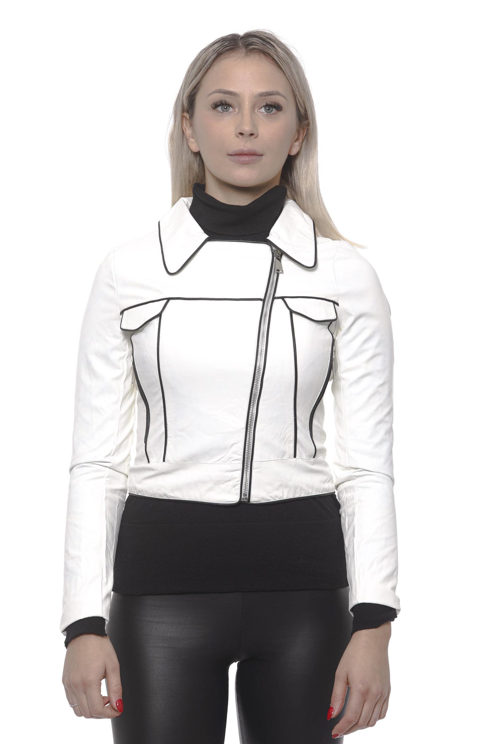 19V69 Italia Women's Bianco Jacket White 191388422 - IT42 | S