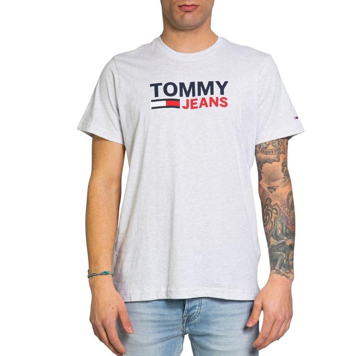 Tommy Hilfiger Jeans Men's T-Shirt Grey 203531 - grey XL