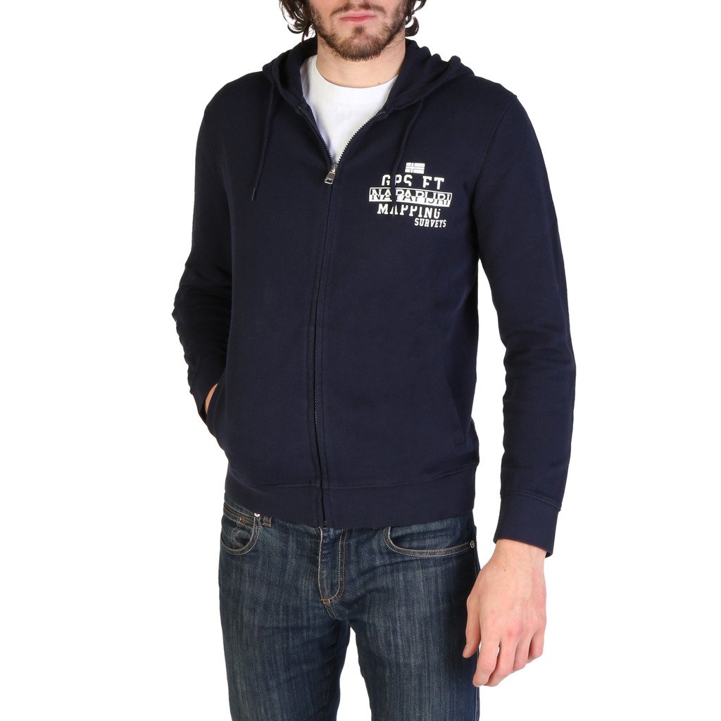 Napapijri Men's Sweatshirt Blue BEBAC_N0YIH2 - blue S