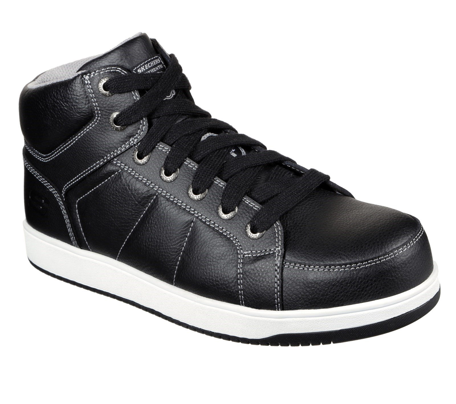 Skechers Unisex Watab Safety Boot Black 32314 - Black 6