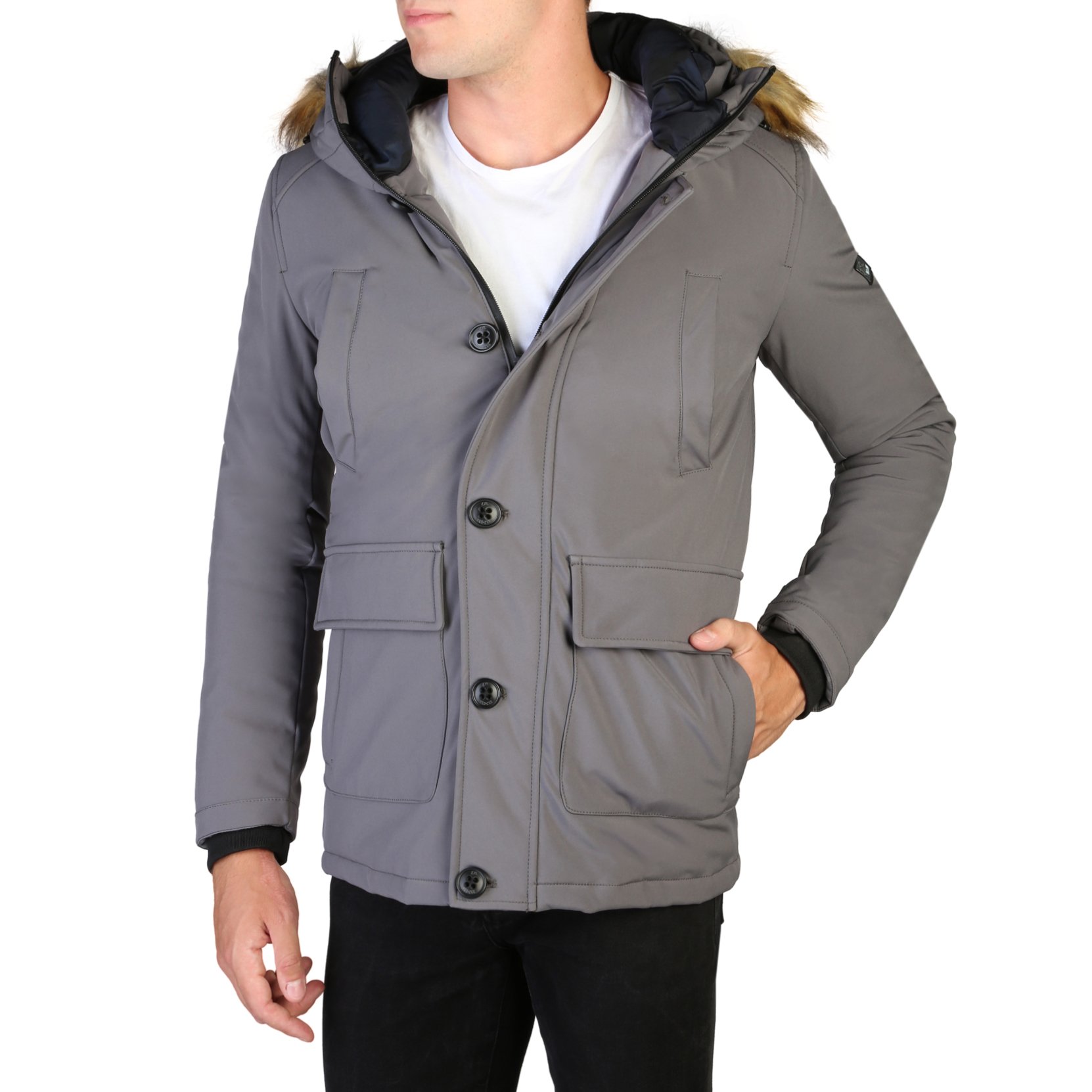 Yes Zee Men's Jacket Various Colours O836_N400 - grey S