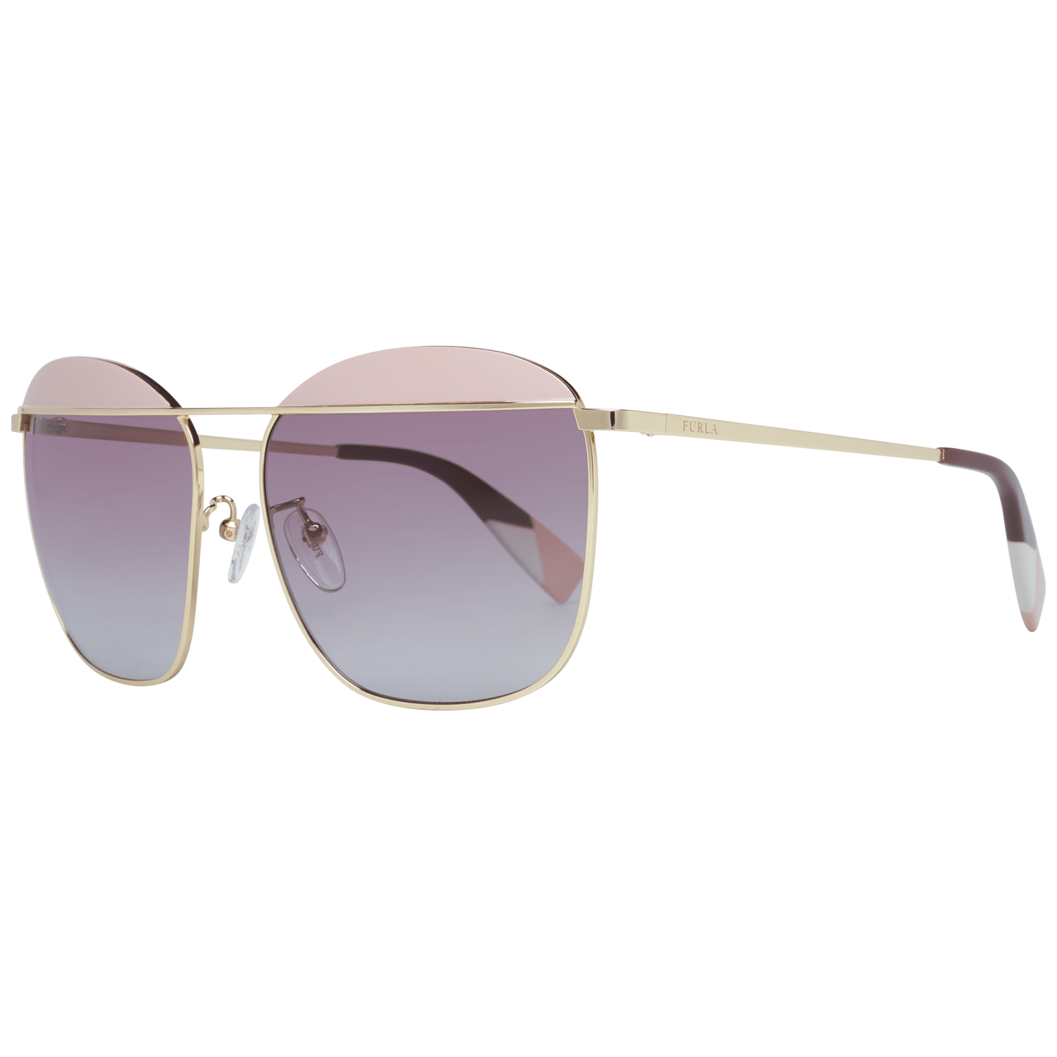 Furla Women's Sunglasses Gold SFU237 590323