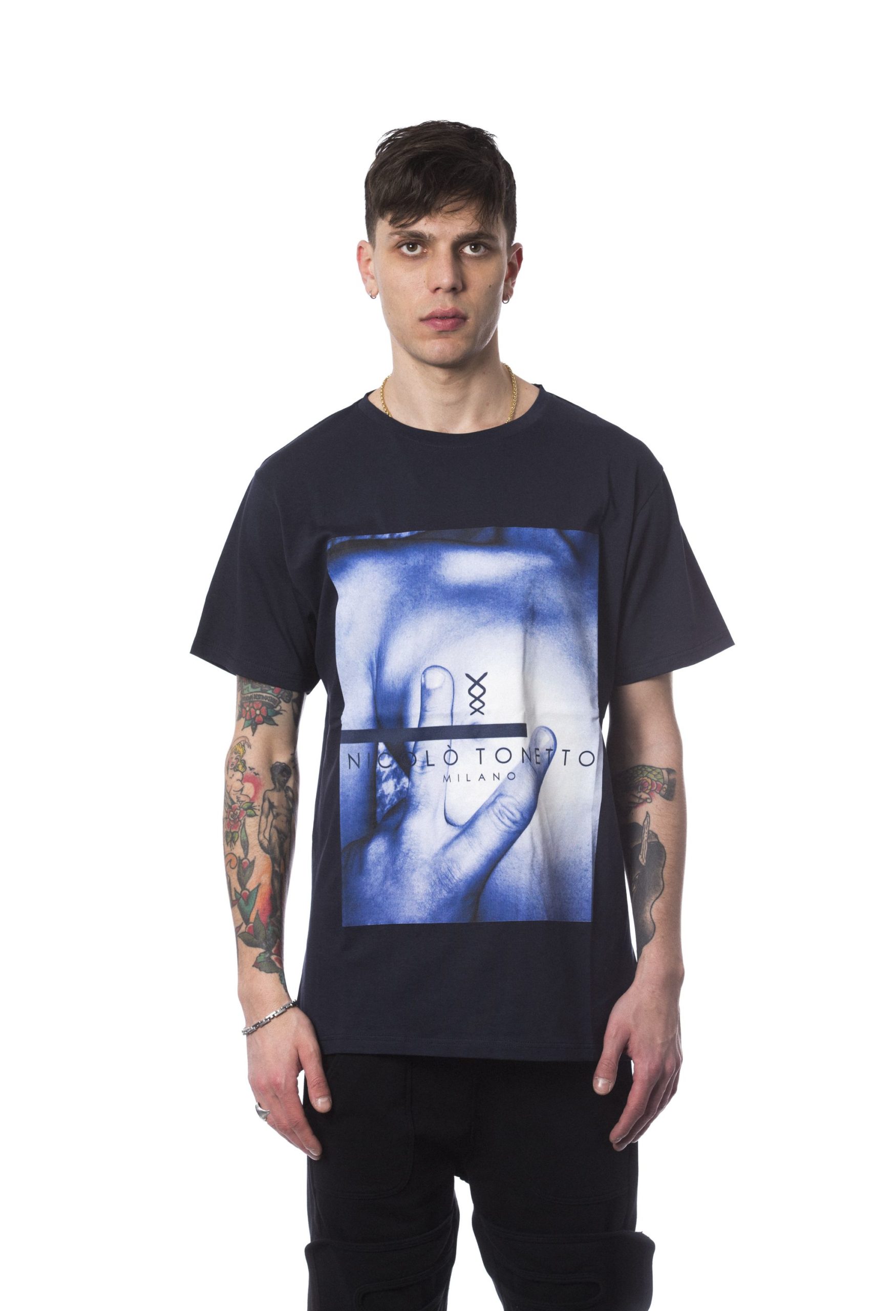 Nicolo Tonetto Men's T-Shirt Blue NI683379 - M