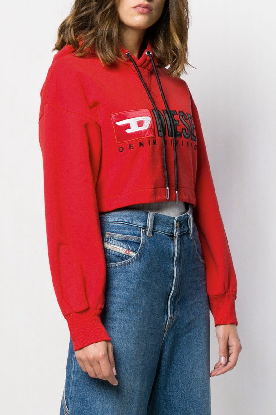 Diesel Women's Sweatshirt Various Colours 297886 - red S
