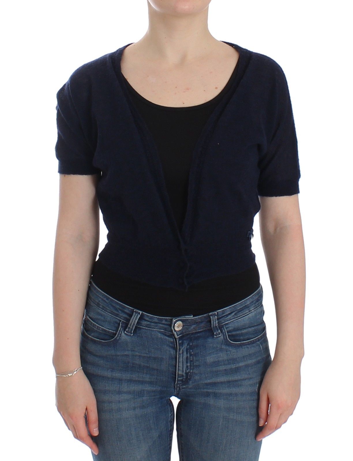 Ermanno Scervino Women's Sweater Blue SIG12568 - IT46 | L